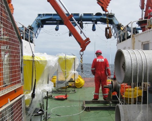 McLean sediment traps prepared for deployment