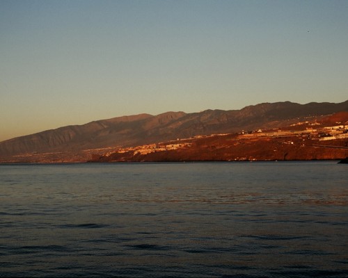 Tenerife as we set off